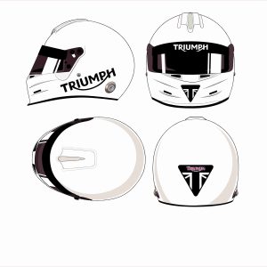 Adhesivos para casco Triumph