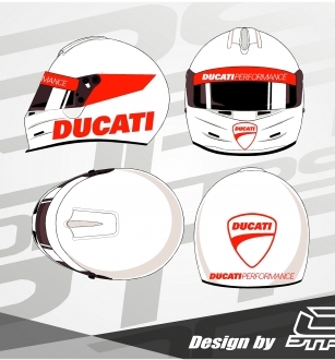 Adhesivos para casco Ducati
