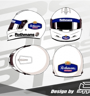 Adhesivos para casco Rothmans Design