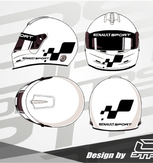 Adhesivos para casco Renault Sport